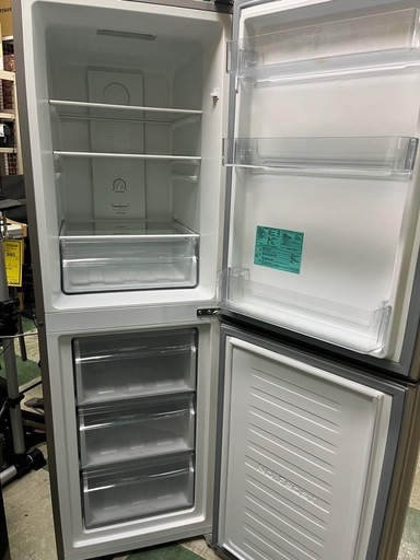 ジャングルジャングル貝塚店　218L 冷蔵庫　ハイアール　2ドア　JR-NF218 2020年製　洗浄済み　動作確認済み　中古　リユー