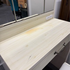 格安★ドレッサー　化粧台 チェアセット　木製ドレッサー　の画像