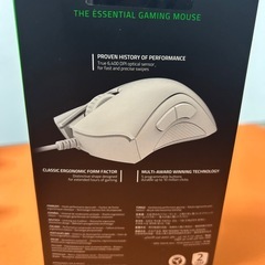 ゲーミングマウス deathadder white の画像