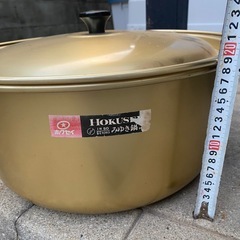 アルミ大鍋　美品の画像