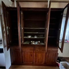 食器棚　引き取り希望の画像