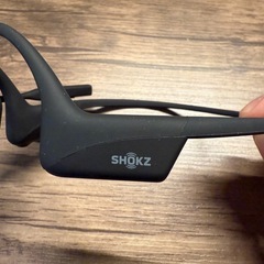 SHOKZ 骨伝導イヤホン ブラック（25/9開封）　※箱無し。本体のみの画像