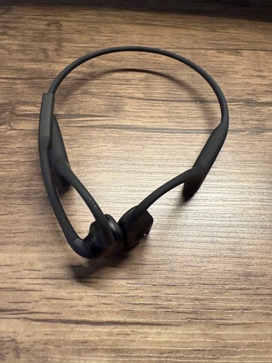 SHOKZ 骨伝導イヤホン ブラック（25/9開封）　※箱無し。本体のみ