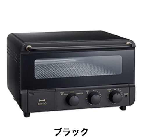 値下げ！　ブルーノ   スチーム＆ベイク　トースター　BRUNO ブラック