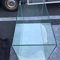 水槽 ハイタイプ ガラス 60×30.5×40cm 🚚自社配送時💳代引き可🚚(現金、クレジット、スマホ決済対応)の画像
