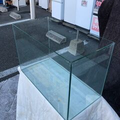 水槽 ハイタイプ ガラス 60×30.5×40cm 🚚自社配送時💳代引き可🚚(現金、クレジット、スマホ決済対応)の画像