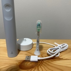 (美品） フィリップス 充電式電動歯ブラシ Sonicare 2100 Series ライトブルー電の画像