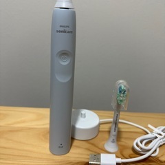(美品） フィリップス 充電式電動歯ブラシ Sonicare 2100 Series ライトブルー電の画像