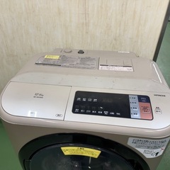 172 送料設置無料★日立ドラム式洗濯機　乾燥機能付き　12㌔　乾燥6キロ　ゴールドカラーの画像
