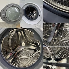 最安値【展示品】2024年製アイリスオーヤマドラム式洗濯乾燥機　CDK852 配達無料！の画像