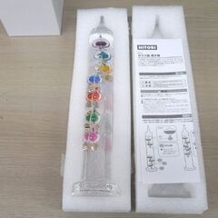 未使用品 NITORI ガリレオ温度計 4個セット 幅5.7×奥行5.7×高さ28cm オーナメント ニトリ 置物 オブジェ 置き型温度計 苫小牧西店の画像