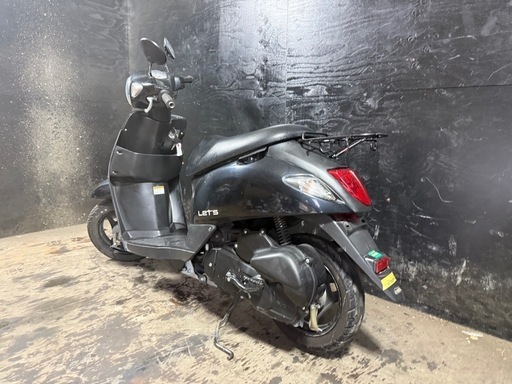 ★支払総額5.2万円★激安バイク続々入荷中！ なんでも買取ます！ スズキ レッツ 黒 CA4AA 人気のレッツ！ 高年式！ 4ストインジェクション！ バッテリー新品！　