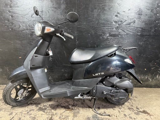 ★支払総額5.2万円★激安バイク続々入荷中！ なんでも買取ます！ スズキ レッツ 黒 CA4AA 人気のレッツ！ 高年式！ 4ストインジェクション！ バッテリー新品！　