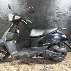★支払総額5.2万円★激安バイク続々入荷中！ なんでも買取ます！ スズキ レッツ 黒 CA4AA 人気のレッツ！ 高年式！ 4ストインジェクション！ バッテリー新品！　の画像