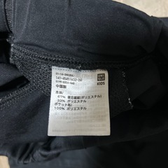 UNIQLO 男児長ズボン　黒の画像