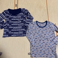 キッズ　冬用肌着　まとめ売り　110cm 　6枚の画像