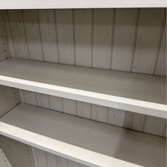 食器棚　木製棚　白　ホワイト収納棚　木製の画像