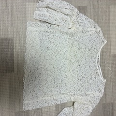 GU レースブラウス七分丈　XXLの画像