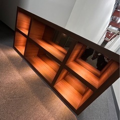 内照式　ディスプレイ棚　店舗什器　木製棚　木製ラックの画像