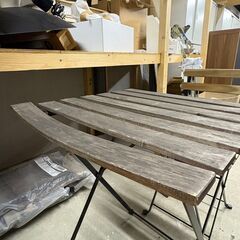 IKEA イケア TÄRNÖ テルノー テーブル＆チェア1脚 屋外用 折りたたみの画像