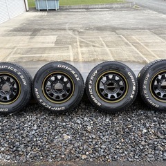 15インチ PCD139.7 6穴 +33 ハイエース200系 Gripmax Ice X SUV スタッドレスタイヤ　195/80/r15(2021)の画像
