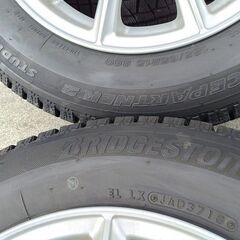 ★美品★フリード 冬 185/65R15 ラフェスタ【~90％ 富山】日本製 ブリヂストン 中古４本 PCD114.3（富山市 手渡しもOK）の画像