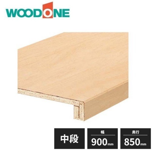 押入れ　中段　シナ柄シート　0.5間　半畳