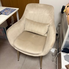 SAGODA ベロアダイニングチェア の画像