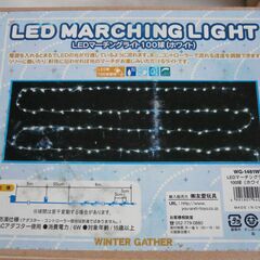 未使用品 イルミネーションライト4点セット  LEDマーチングライト200球×1、100球×2、電球型200球×1 クリスマスの画像