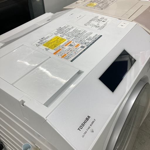 ⭐︎1年間保証⭐︎東芝　12kg/7kgドラム洗濯機　2022年製　TW-127XP-L
