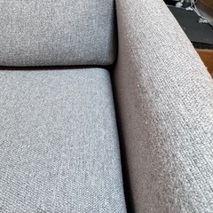 カウチソファにもなるソファベッドの画像