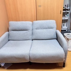 カウチソファにもなるソファベッドの画像