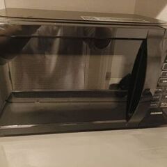 【本日22時まで限定1500円引き】　電子レンジ600W ブラック　新古品の画像