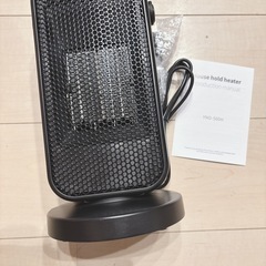 電気ファンヒーター コンパクト ミニ セラミックファンヒータートイレ　洗面所の画像
