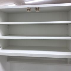 【ジャングルジャングル石川金沢店】  食器棚 ホワイト W119.5×D42.5×H190.5 クリーニング済み												の画像