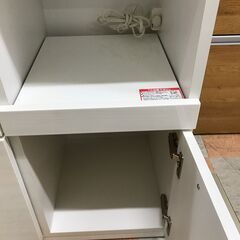 【ジャングルジャングル石川金沢店】  食器棚 ホワイト W119.5×D42.5×H190.5 クリーニング済み												の画像