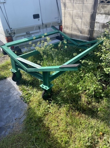 決まりました‼️福岡発⭐️動画あり⭐️船用船台⭐️17ft～23ft位までOKです?大人二人で運べます?全国どこでも配送⭕️