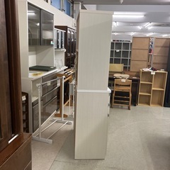 M2510-371 近藤産業 キッチンボード ホワイト 木目調 キズ汚れ有りの画像