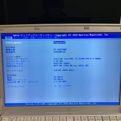 パナソニック　レッツノート　CF -S10の画像