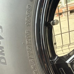 BLIZZAK DM-V3 225/70R16 WEDS ADVENTURE KEELER　TACTICS 16インチ  スタッドレスタイヤ　ホイールセット　ＲＡＶ４　デリカＤ５等の画像