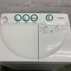 パナソニック 二槽式洗濯機 NA-W40G2 4kg 2015年製 動作確認済 中古品 洗濯機 Panasonic ホワイト タイマー付 Y2340YGの画像