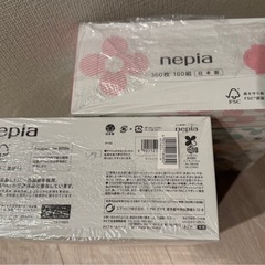 【お取引中】ネピアのBOXティッシュ5箱×2 の画像