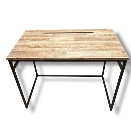 LOWYA Econocen 幅98 木目調デスク スチール脚 (マクサス西宮) 甲子園