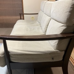 ニトリソファー　3人掛けの画像