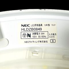 ★LEDシーリングライト★NEC　HLDZB0849　～8畳　2015年製　ホタルクスの画像
