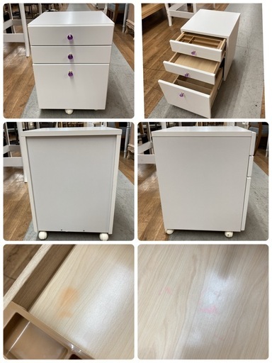 ジモティー限定価格！S249 ⭐ 大商産業 学習机 +キャビネットセット キュートモデル LPR-516 USED 綺麗