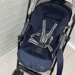 ［美品✨］ 手洗い清掃済 　combi メチャカルハンディオート　4キャス　両対面　式　福岡　の画像