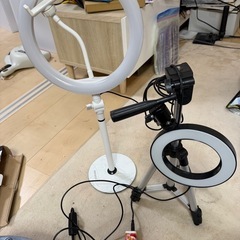 リングライト　ふたつ２つ