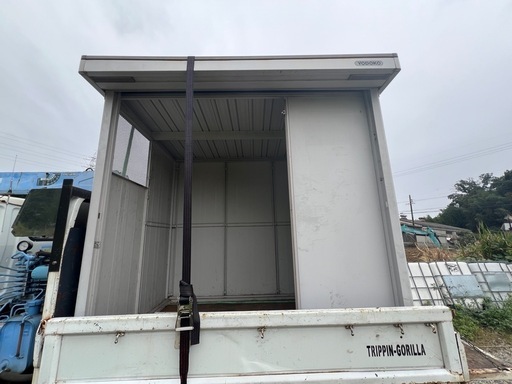 ヨドコウ　物置倉庫(扉無し)  市内配送無料