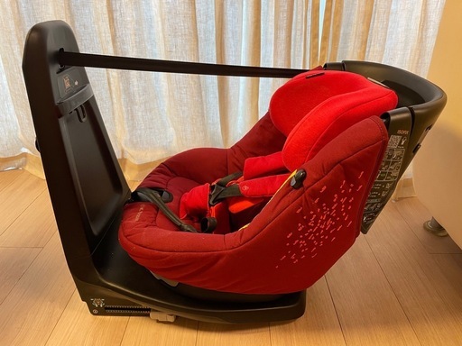 【美品】MAXI-COSI AXISSFIX PLUS ノマドレッド